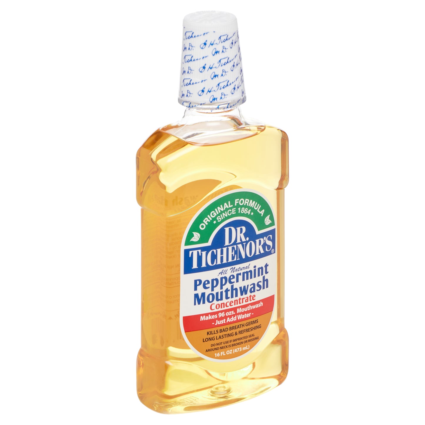 DR. TICHENOR’S PEPPERMINT MOUTHWASH CONCENTRATE 16 OZ.