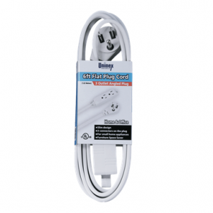 FLAT PLUG CORD 6FT