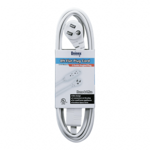 FLAT PLUG CORD 8FT