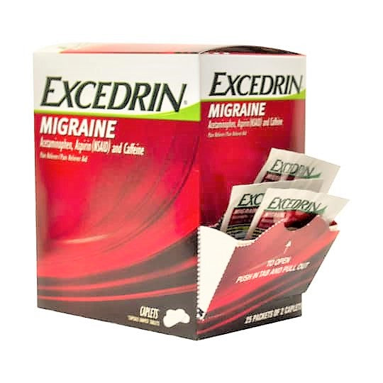 EXCEDRIN MIGRANE 25×2’S CAPLETS