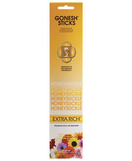 GONESH EXTRA RICH INCENSE – HONEYSUCKLE