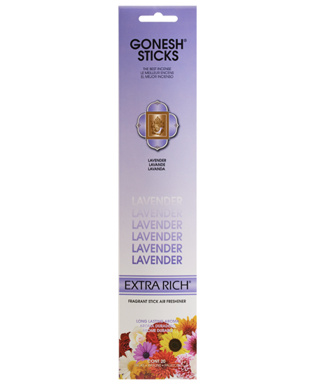 GONESH EXTRA RICH INCENSE – LAVENDER