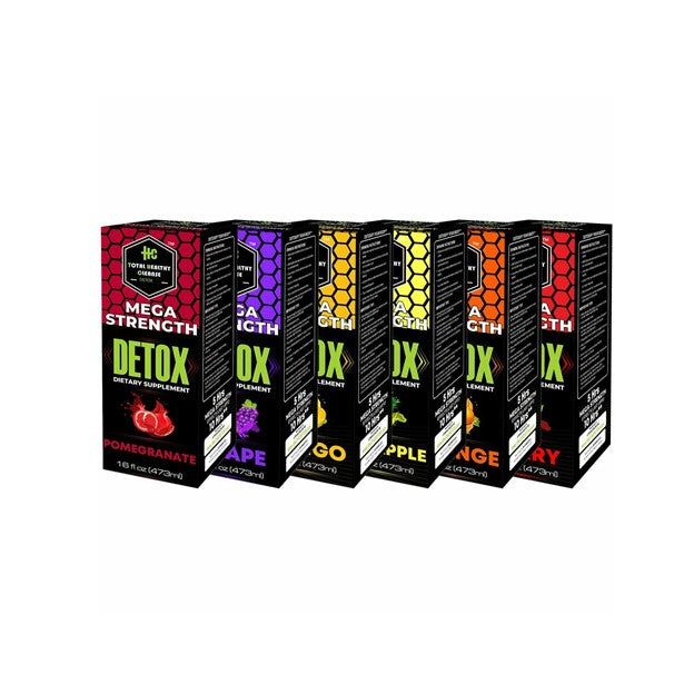 MEGA STRENGTH DETOX – ASSORTED FLAVOR 12/16OZ. CASE