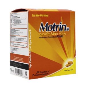 MOTRIN 25×2’S CAPLETS