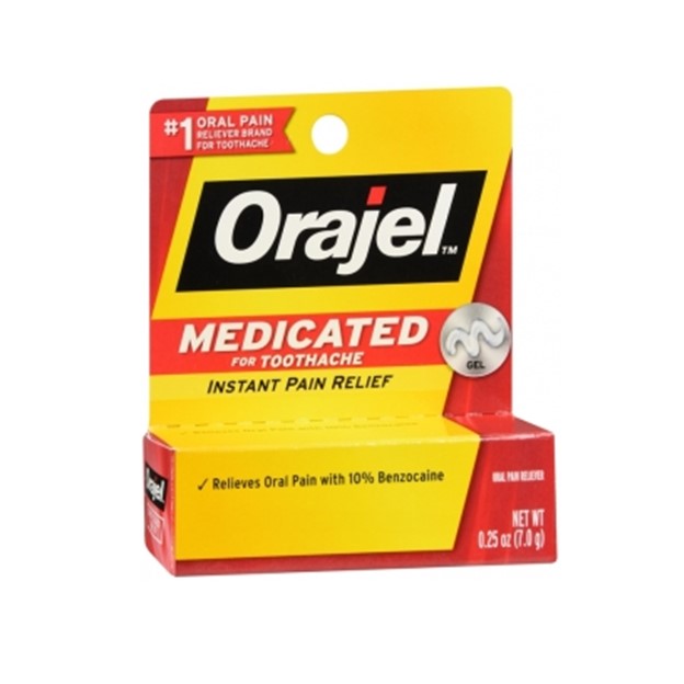 ORAJEL MEDICATED 0.25 OZ. TUBE