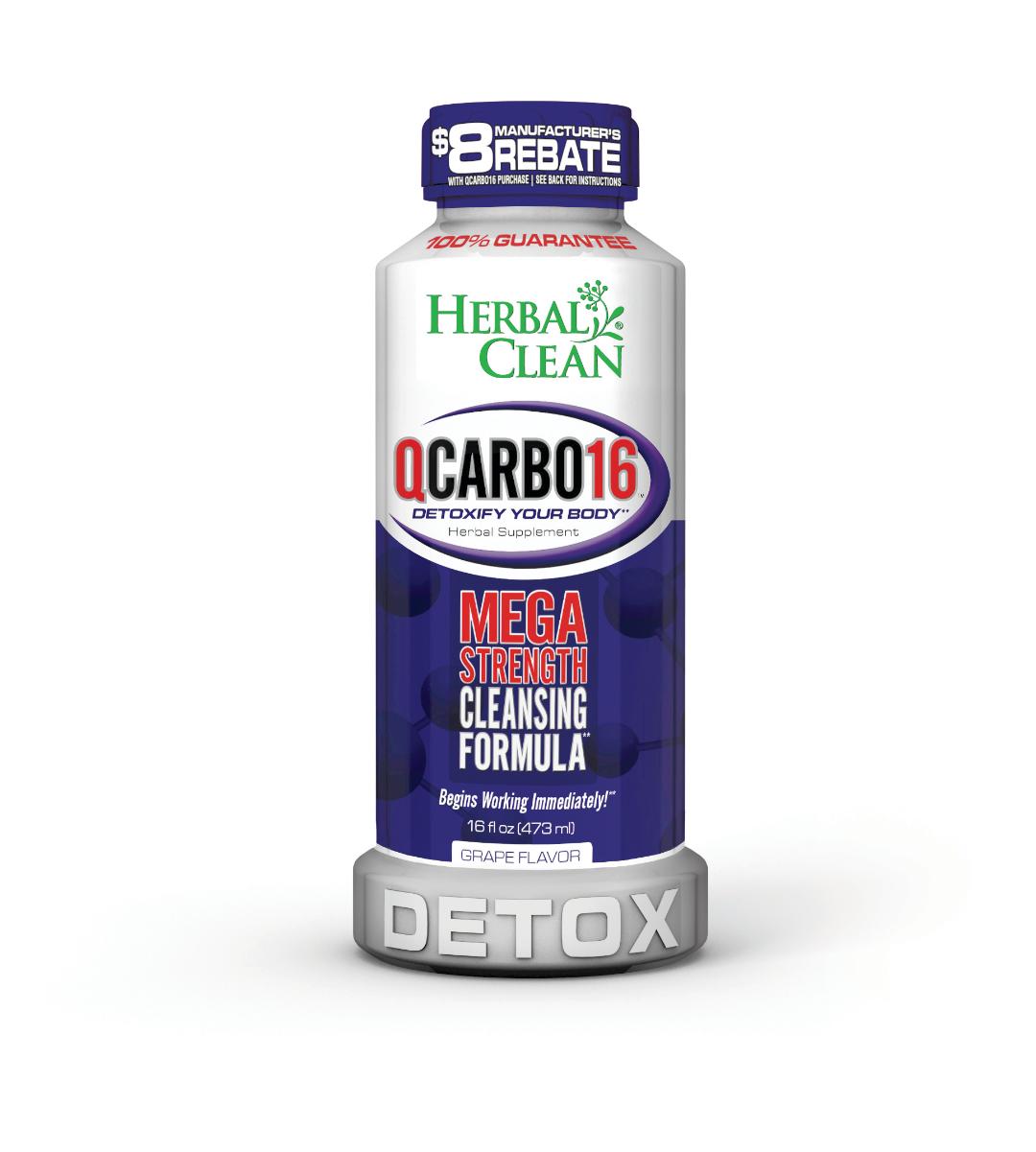 HERBAL CLEAN QCARBO16 DETOX – GRAPE 16OZ.