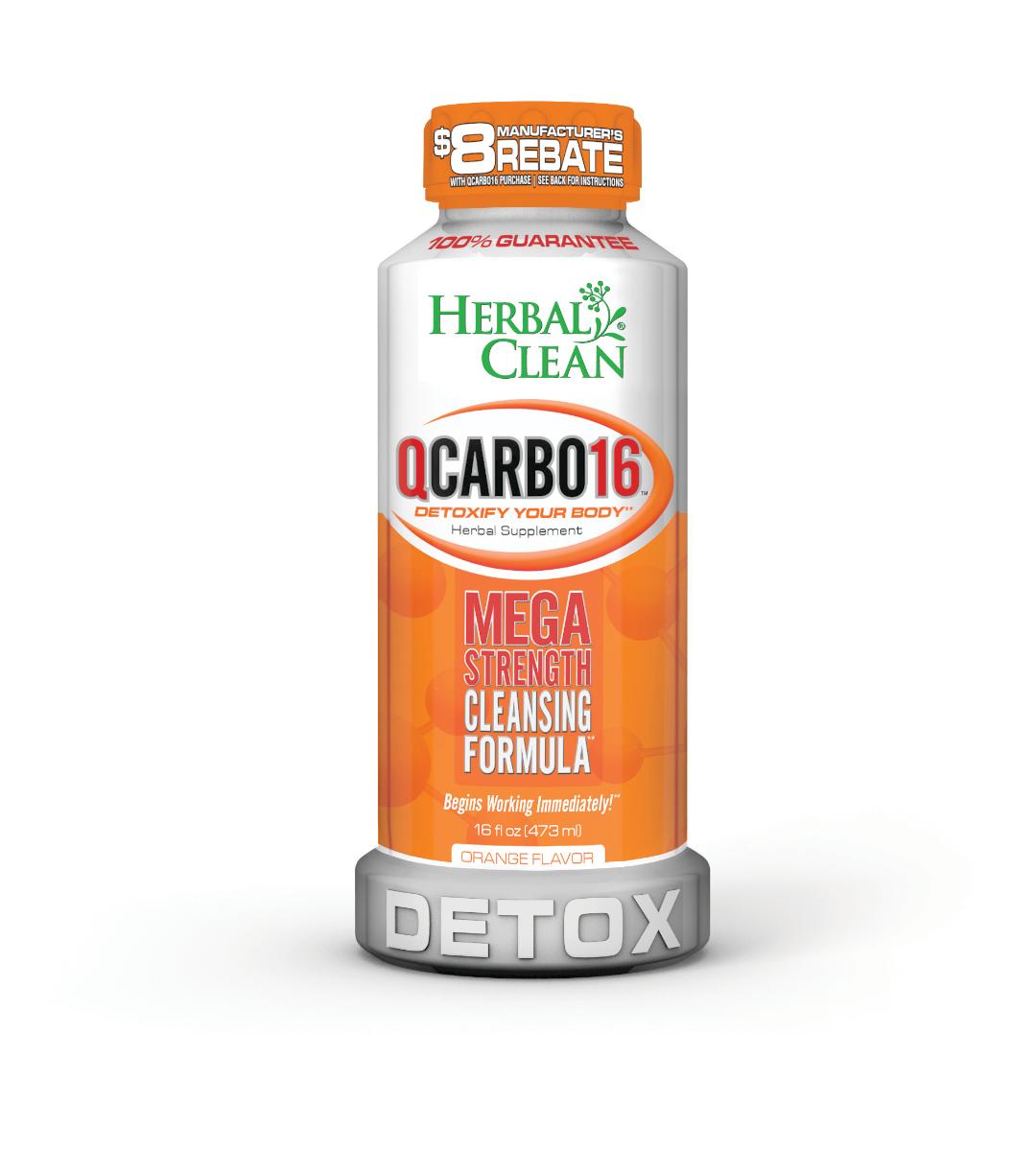 HERBAL CLEAN QCARBO16 DETOX – ORANGE 16OZ.