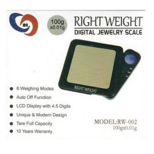 RW002 DIGITAL SCALE 100×0.01GM