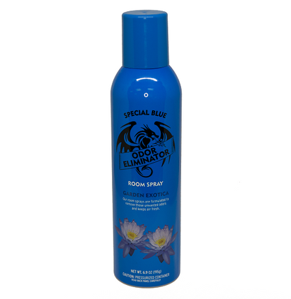 SPECIAL BLUE ODOR ELIMINATOR ROOM SPRAY 6.9 OZ. – GARDEN EXOTICA