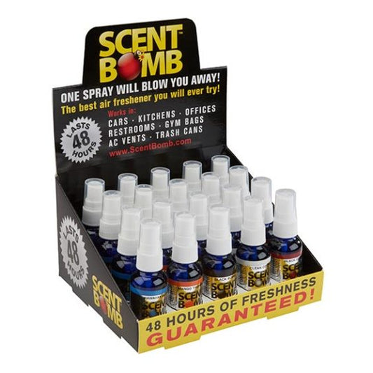 SCENT BOMB AIR FRESHENER 20CT SPRAY BOTTLE 1 OZ. – STANDARD 1