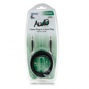 AUX CABLE 3.5mm STEREO CABLE 6FT