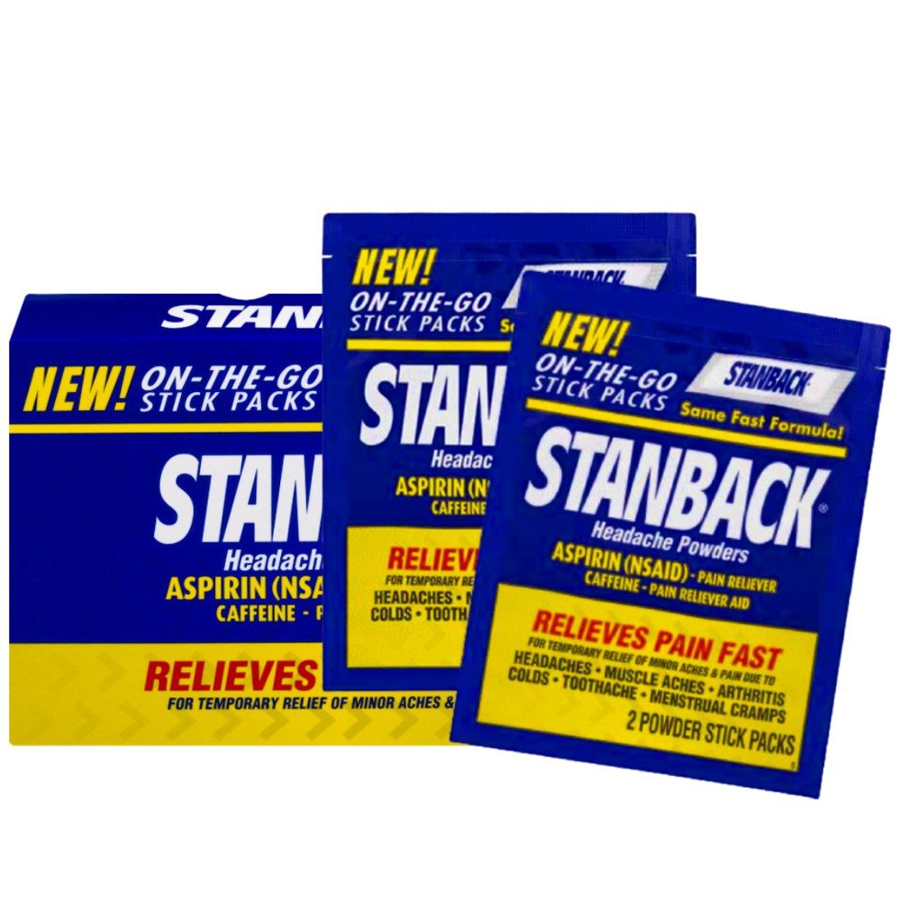 STANBACK POWDER 36 PACKETS x 2CT BOX