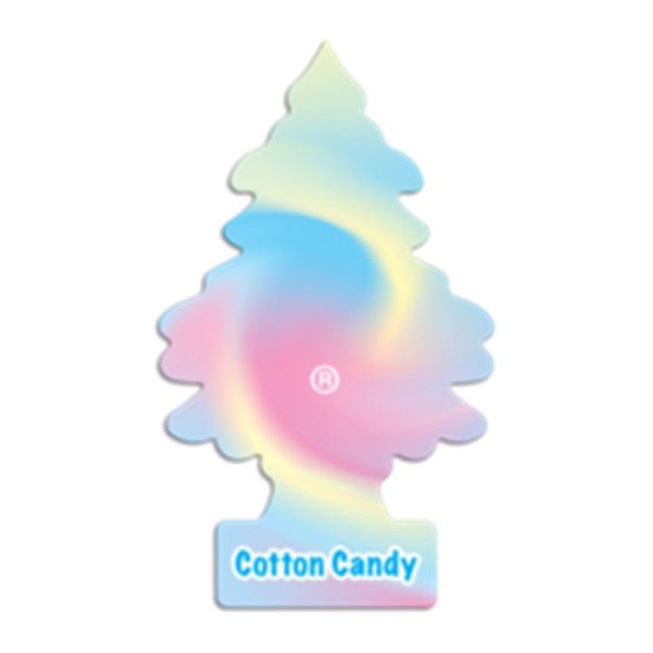 COTTON CANDY – LITTLE TREE AIR FRESHENER 24CT