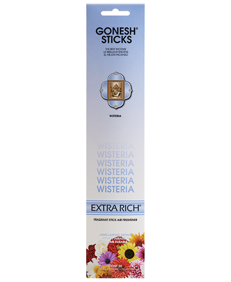 GONESH EXTRA RICH INCENSE – WISTERIA