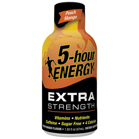 5 HOUR ENERGY – EXTRA STRENGTH PEACH MANGO 12CT DISPLAY