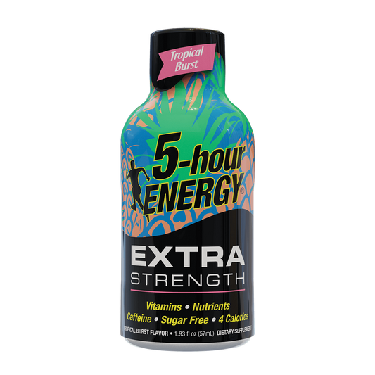 5 HOUR ENERGY – EXTRA STRENGTH TROPICAL BURST 12CT DISPLAY