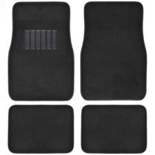 CAR FLOOR MAT 4PC SET – BLACK