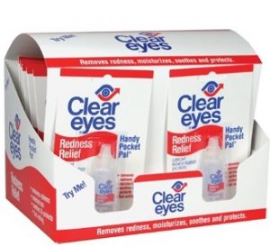 CLEAR EYES 12CT, 0.28 FL. OZ. DISPLAY