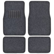 CAR FLOOR MAT 4PC SET – DARK GRAY