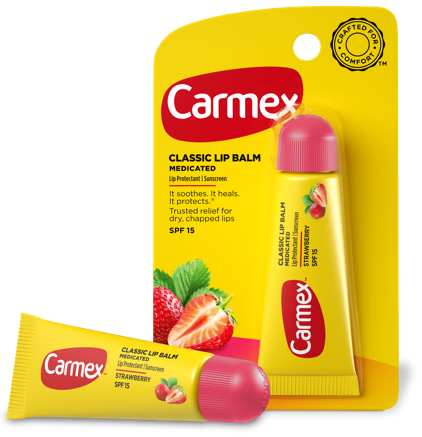 CARMEX TUBE STRAWBERRY 12CT