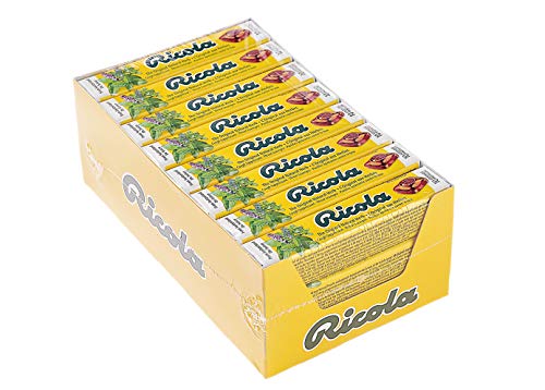 RICOLA NATURAL HERB 24 STICKS OF 10 DROPS BOX